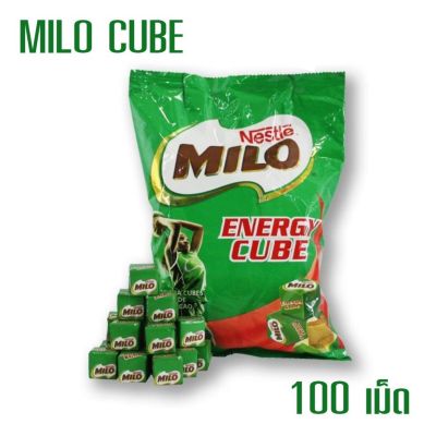 Nestle MILO ENERGY CUBE เนสท์เล่ ไมโล เอ็นเนอร์จี้ คิวบ์ ไมโลคิวบ์ 100 ก้อน