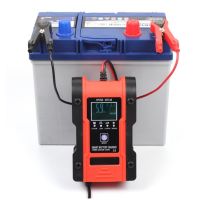 12V 24V 6A Pulse repair 7-stage charger for lithium iron lead acid lithium battery motorcycle charger