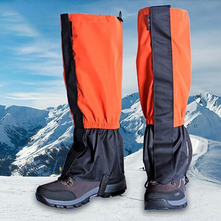 กลางแจ้งกันน้ำหิมะขาสนับแข้ง-u-nisex-บูตเลคกิ้งรองเท้าครอบคลุมเดินป่าสนับแข้งขารองเท้าป้องกันปีนเขาตั้งแคมป์สกี