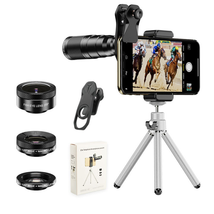 ชุดเลนส์กล้องถ่ายรูปโทรศัพท์4-in-1เลนส์มาโครสำหรับสมาร์ทโฟนเลนส์กล้องโทรศัพท์เลนส์ตาปลาเลนส์มุมกว้างเลนส์ไมโครแม่เหล็กรถไฟ-iphone-และโทรศัพท์-android