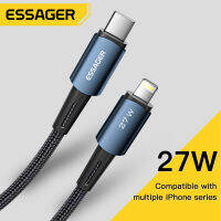 Essager สาย USB C สำหรับ 14 13 12 11 Pro Max XS 20วัตต์สายชาร์จอย่างรวดเร็ว Type C เพื่อแสงวันที่ลวดสำหรับ