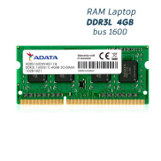 RAM Laptop 4GB DDr3L bus 1600 Adata - Hàng tháo máy
