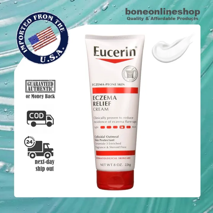 Eucerin Eczema Relief Cream Full Body Lotion for EczemaProne Skin