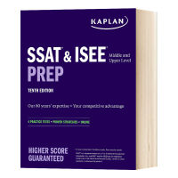 Kaplan SSAT and ISEE Medium and Advanced Test Preparation Strategy SSAT&amp;ISEE Middle&amp;Upper Level Prep 2021&amp;2022 New English Version of the Original American High School Entrance Examination