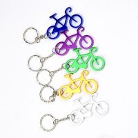 1 PC Fashion Novel Design 3D Bicycle Model Key Chain Aluminum Alloy Keychain Bag Charm Car Key Essories Jewelry Gifts