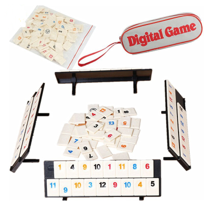 Play Game👉 106 Tiles Family Traveling Portable Rummikub Israel Mahjong Digital Board Game