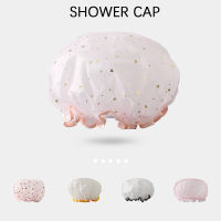 1PC Bathroom Products Hat Quality For Women Hair Bath Shower Waterproof Cap