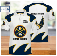 NBA2023 Denver Nuggets 3D Polo Shirt{trading up}