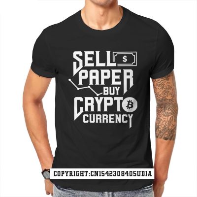 Crypto Currency Cryptocurrency Cryptos Unisex T-shirt Black Funny Kawaii Mens Fitness Tight Retro Tops &amp; Tees Slim Fit For Men XS-6XL