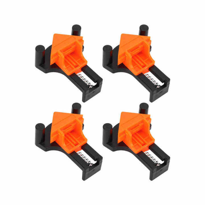 คลิปหนีบมุมขวาแบบสปริงปรับได้ทนทานประหยัดแรงงาน90องศา-pro-corner-clamps-set-for-cabinet-making