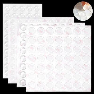 Silicone 49-100pcs 5 Size Self Adhesive Damper Cushion Protective Furniture Hardware Rubber Cabinet Door Stopper Bumper