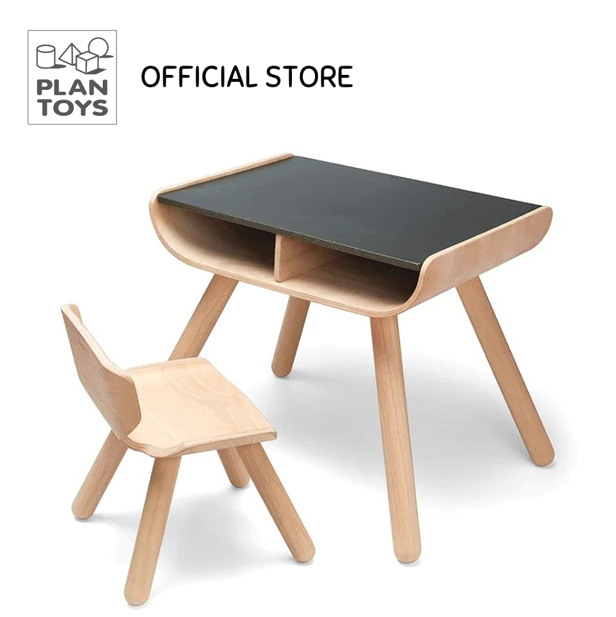 Table & Chair Black Lazada