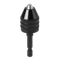 【❤】 bjuegj 1/4 "Keyless Bit Chuck Adapter Converter การเปลี่ยนแปลงอย่างรวดเร็ว0.6-6.5Mm Hex Shank