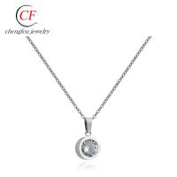 [COD] and winter all-match stainless steel collarbone chain niche design ing style titanium necklace female