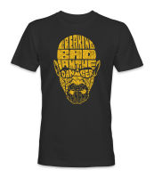 Breaking Bad หัวสีเหลือง Calligram T เสื้อตลกเสื้อยืด Mens S Unisex TEE