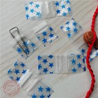 5858 Little Baggies 100Pcs Blue Stars Design Ziplock Baggies Tiny Resealable Plastic Bags 012 Food Storage Dispensers