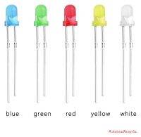 *สต๊อกในไทยส่งเร็ว* LED 3mm. 10Pcs หลอดแอลอีดี ขนาด 3 มม.(Light Emitting Diode) iTeams DIY    คละสี จำนวน 10 ชิ้น