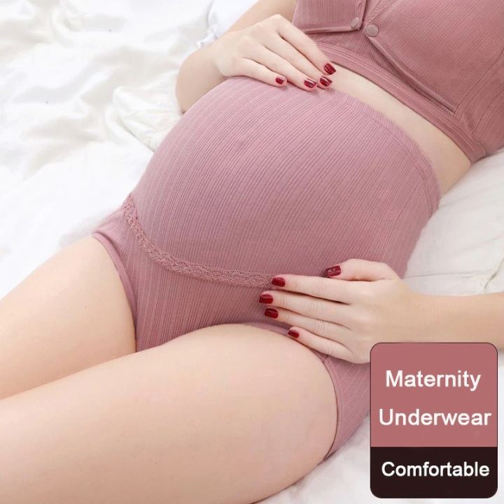 Over Bump Pregnancy Maternity Underwear comfy Brief Panties Cotton