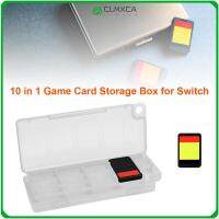 CLMXCA แบบพกพาได้ สำหรับ Nintendo SWITCH ขาว/น้ำเงิน/เทา เคสสำหรับมือถือ ที่เก็บบัตร กล่องเก็บของสำหรับเก็บ ที่ใส่การ์ดหน่วยความจำเกม