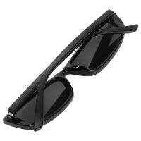 Vintage Rectangle Sunglasses Women Small Frame SunGlasses R Eyewear S17072 black frame black