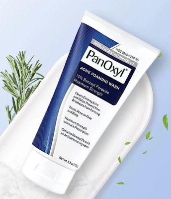 พร้อมส่ง PanOxyl acne foaming wash 10% Benzoyl Peroxide Maximum strenght 156g