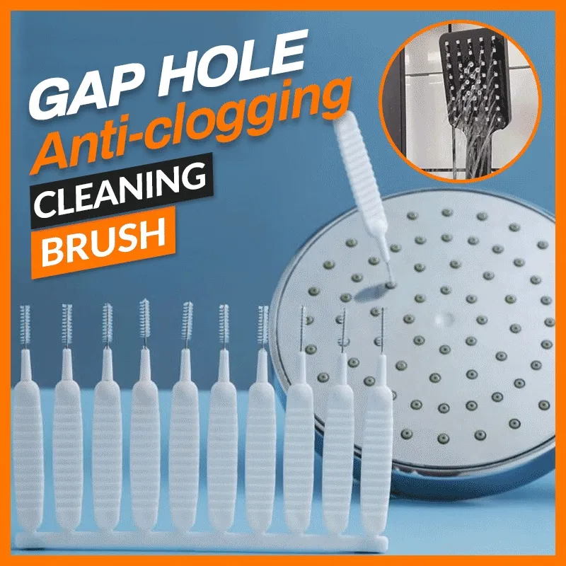 10pcs PP Shower Head Crevice Mini Cleaning Brush, Modern