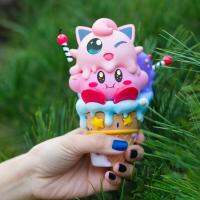 KO☾ฟิกเกอร์อนิเมะห้างสรรพสินค้า VGFH Eevee Jigglypuff หุ่นอุปกรณ์ตกแต่ง Pvc ตุ๊กตาสะสมสำหรับ