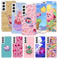 【ส่องแสงอิเล็กทรอนิกส์】เคสโทรศัพท์การ์ตูนน่ารัก-K-Kirbys-เกมสำหรับ Samsung Galaxy S20 FE S10บวก S21 S22 S23 S10E มาก S9 S8ขอบ S7เคสโทรศัพท์วิบวับ Coque