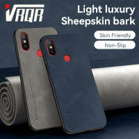 VRQR หนังแกะ Xiaomi A2 เคสโทรศัพท์สกินแคร์น้ำหนักเบาหรูหรากันลื่นให้สัมผัสที่หรูหราและหรูหรา