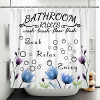 Bathrook Rulss Shower Curtains Home Decorations Waterproof Fabric Bath Curtains 12 Hooks Free Shipping Customized Size And Photo