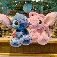 Disney Stitch Angel Stuffed Plush Toy Kawaii Lilo &amp; Stitch Cartoon Plush Doll Stress Relief Pillow Comforting Toy For Kids Gift