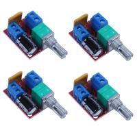 4X Mini DC Motor PWM Speed Controller 3V 6V 12V 24V 35VDC 90W 5A DC Motor Speed Control Switch LED Dimmer