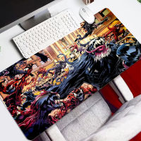 Venom Marvel Large Cute Cartoon Black Gaming Mouse Pad Mousepads Gamer 900x400mm Rubber Keyboard DIY mousepad Mats laptop Desk Pad Mat gift