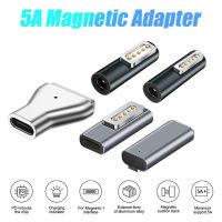 5A Type C Converter Power Adapter Connector Magnetic USB PD Quick Charge Adapter with LED Indicator Apple Magsafe 2 1 MacBook