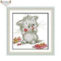 Your Gift DA035 14CT 11CT Counted and Stamped Home Decor A Making Gifts Cat Needlework Needlepoint Cross Stitch kits