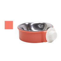 Stainless double dog food and water hanging bowlWater Bowl Removable Hanging Cage Bowl For Pet Dog Crate Food Bowl