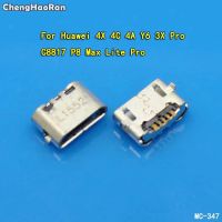 Chenghaoran แจ็คไมโคร Usb 5pin ย้อนกลับชาร์จพอร์ตเขาวัวข้อต่อเชื่อมซ็อกเก็ตสำหรับ Huawei 4x Y6 4a 4c C8817 P8 Max Lite Pro