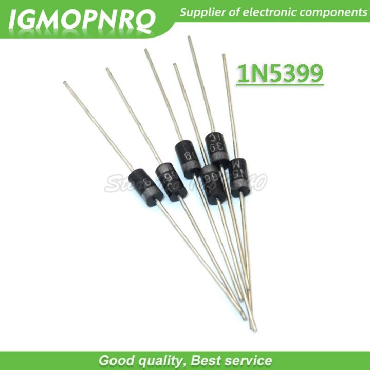 100PCS  rectifier diode 1N5399 IN5399 DIP 1.5A/1000V New Original Free Shipping