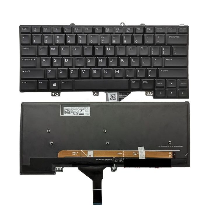 คีย์บอร์ดใหม่ของสหรัฐสำหรับ-alienware-13-r3-14-r4-15-r3-15-r4พร้อม0d69r2เรืองแสง-pk1326s1c02-p69f001-p69f