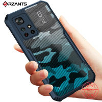 Rzants For Xiaomi POCO M4 PRO 5G 4G Case Hard Camouflage Cover TPU Frame Bumper Half Clear Phone Shell