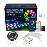 Dragonpad หลอดไฟพลุ RGB ซิมโฟนีอัจฉริยะ-โคมไฟ3วิธีควบคุมเข้ากันได้กับบลูทูธแถบไฟ Led ชุดไฟตกแต่งในวันหยุดไฟสำหรับภายใน