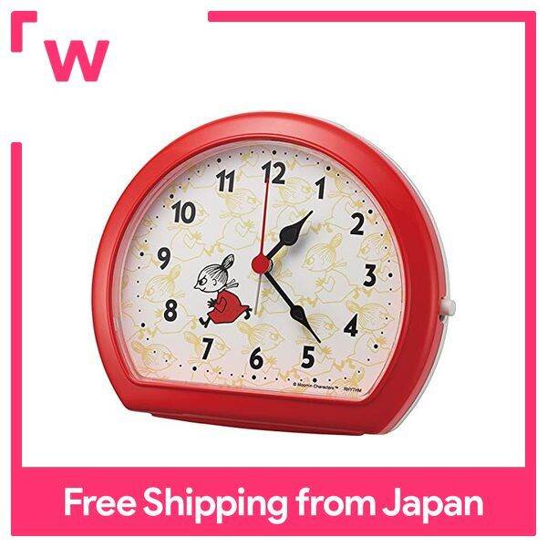 RHYTHM Little My Alarm Clock Moomin Electronic Sound Alarm 13X15.3X8