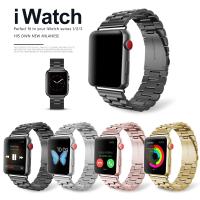 ┇♚ Stainless Steel Strap for Apple Watch Band 44mm 41mm 40mm 42/38mm 41mm 45mm 44 45 MM Bracelet IWatch Series 8 7 SE 6 5 4 Ultra