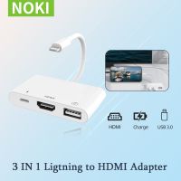 Lightning to HDMI Digital AV Adapter for iPhone to TV 1080P Video &amp; Audio Sync Screen Converter for iPhone/iPad to TV/Projector