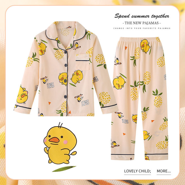 pikachu-อัลตร้าแมน-cinnamorol-โดนัลด์เป็ดชุดนอนเด็กชายเด็กผู้หญิงปกการ์ตูนแขนยาวฤดูใบไม้ผลิและฤดูใบไม้ร่วงเด็กผู้หญิงเด็กทารกพ่อแม่-เด็กชุดเสื้อใส่อยู่บ้านไซส์ใหญ่0000