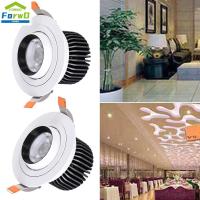 FORWDG โคมไฟสีขาว6000K ปิดภาคเรียน360องศาสปอตไลท์ไฟ LED 10W/20W COB