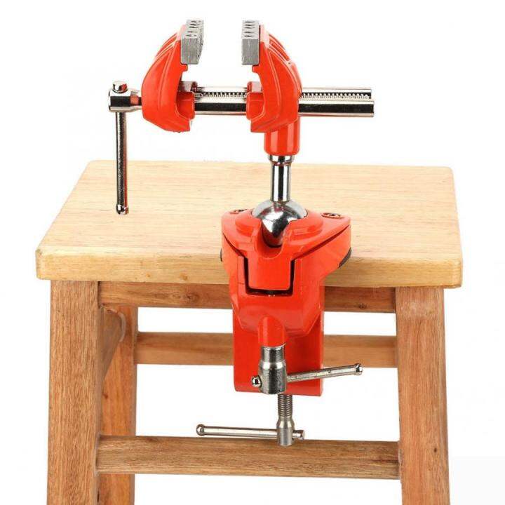 70Mm Jaw Width Vise Table Clamp Adjustable 360 Rotating Clamp Vise For