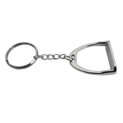 ；‘【； Horse Pony Silver Stirrup Keyring Hanging Ornament For Men Women Hand Bag Decoration Accessories