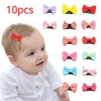 10Pcs Kids Baby Ribbon Hair Bow Mini Clips Hair Clip Hairpin for Children Girls Kids Photo Props Hair Accessories Hair Accessories