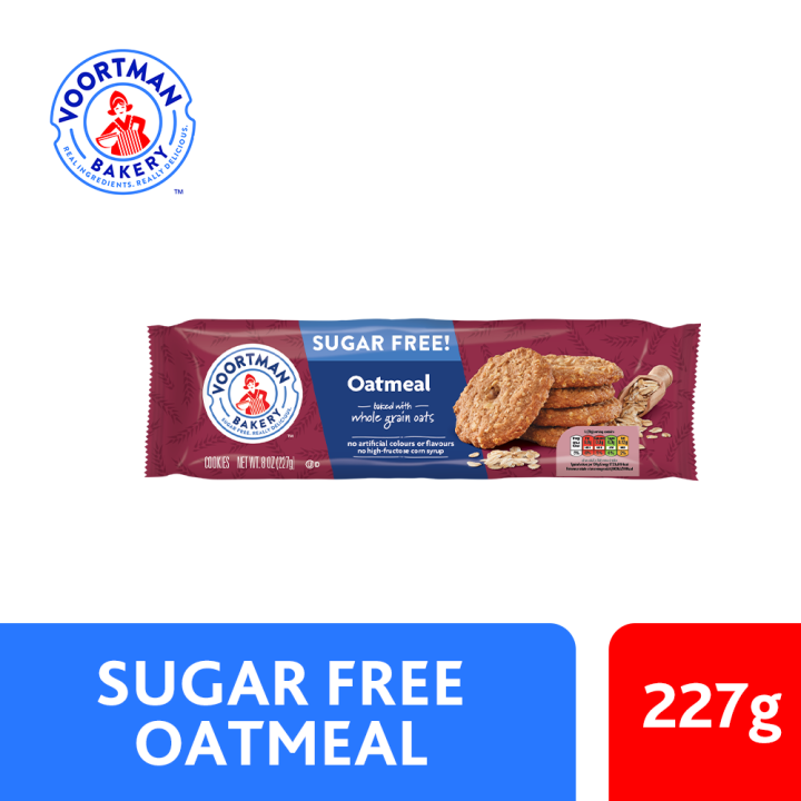 Voortman Sugar Free Oatmeal Cookies 227g Lazada PH